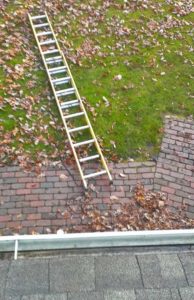 Ladder accident DIY antenna install