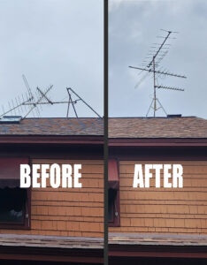Storm Damaged Antenna