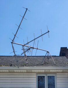 Storm Damaged Antenna