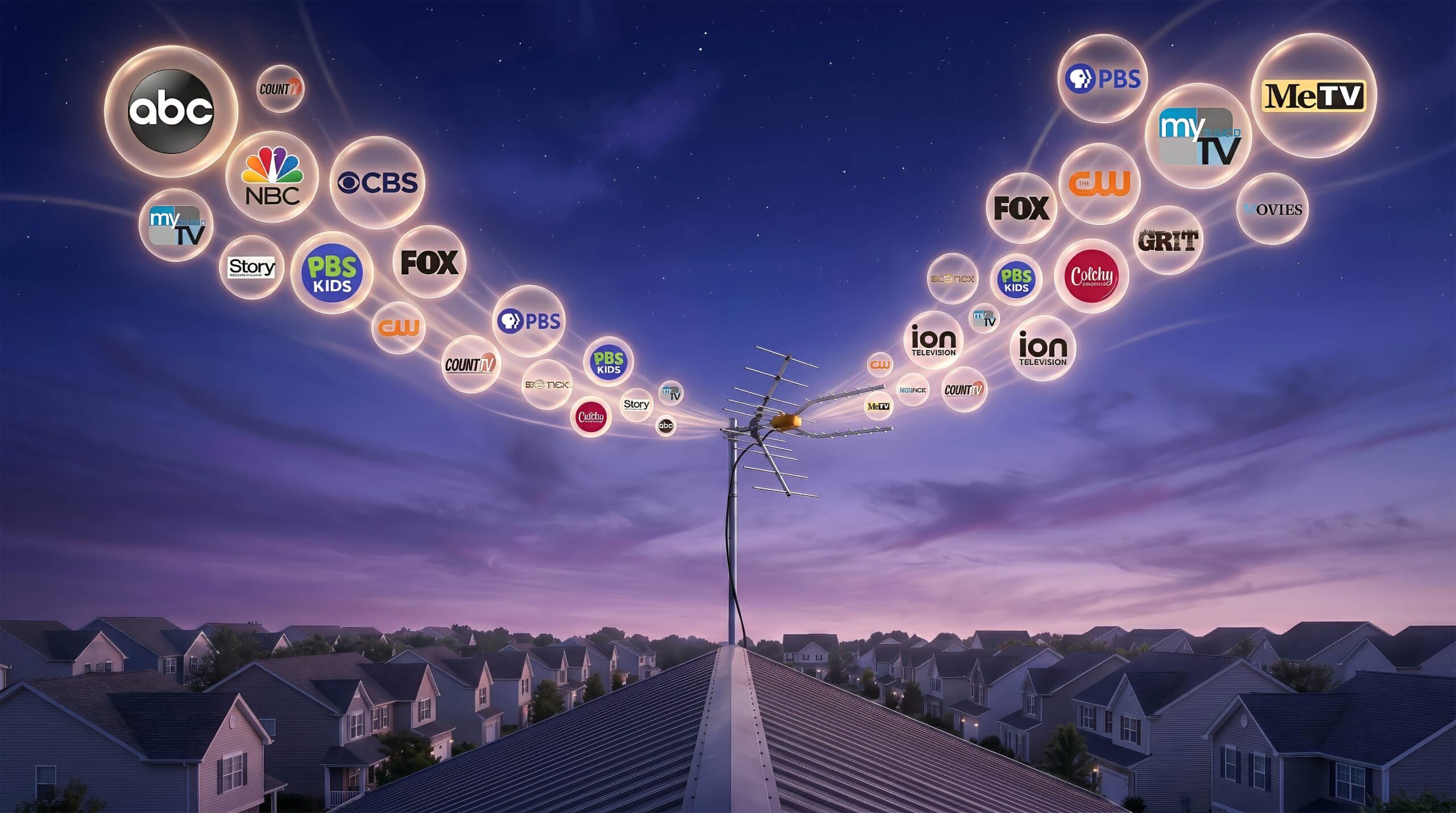 Transition TV: Cut the Cord. Free Local TV with Antenna Installation