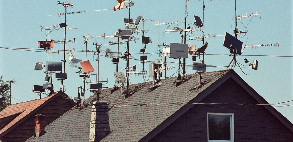 Too Many Antennas on Roof